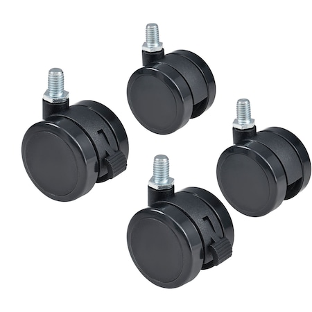 Global Industrial Replacement Pop-In Mobile Board Casters for Mobile Boards, 4PK RP2002